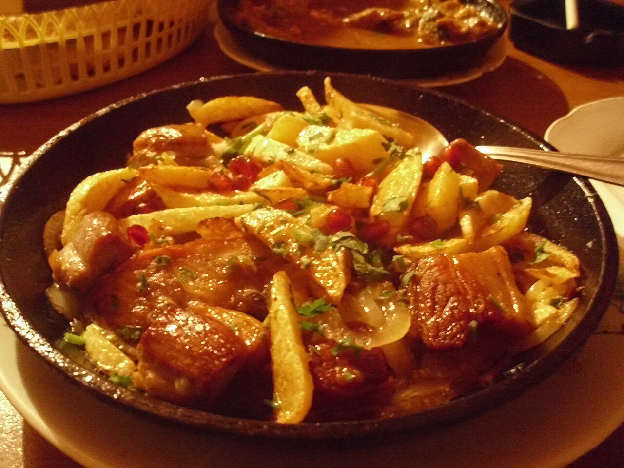 Ojakhuri with pork