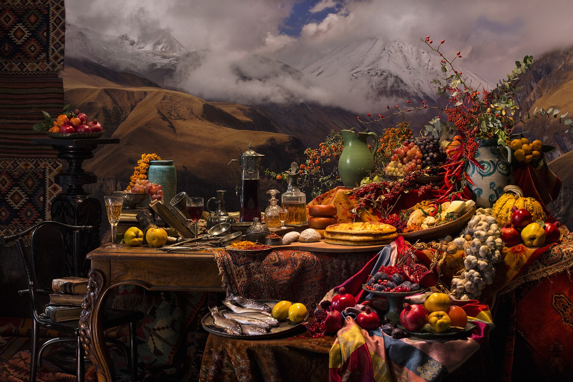 A Georgian supra spread