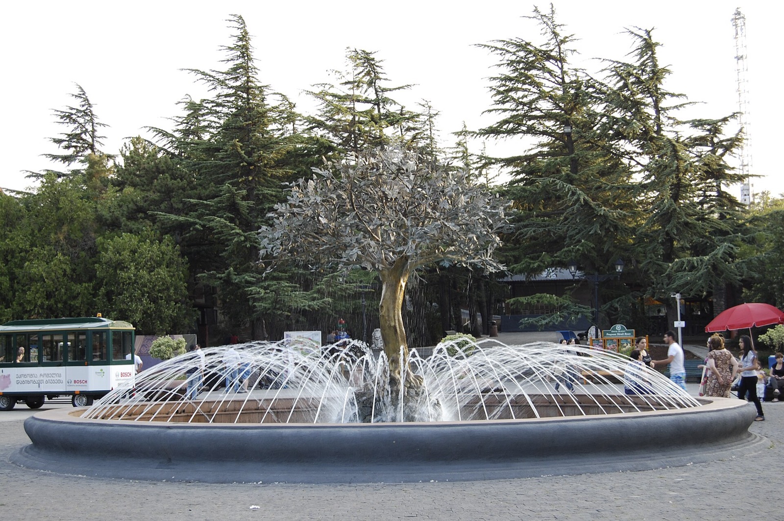 Inside the park