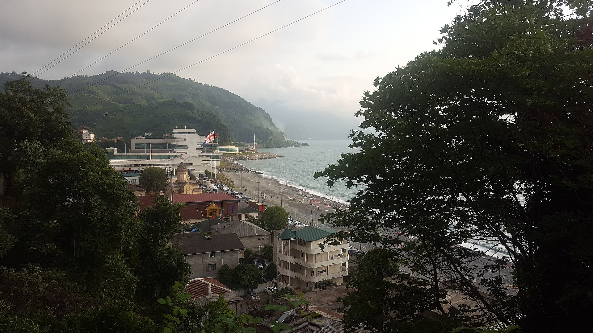 Sarpi village, on the E70 toward Batumi